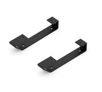 Alberts 833176 Emily Shelf Brackets, Black, 40 x 205 x 30 mm
