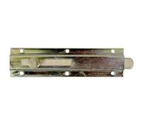 Alberts 835651 Door Bolt | with knob Handle, Without Loop | electrogalvanised Yellow | 150 x 40 mm | Set of 10