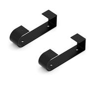 Alberts 836160 Karla one Several Sizes-Available in Different Trendy Colours-Shelf Brackets as a Pair or individually-60 x 205 x 45 mm, Black