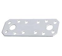 Alberts 839024 Flat Connector | Stainless Steel | 96 x 35 x 2.0 mm | Set of 25