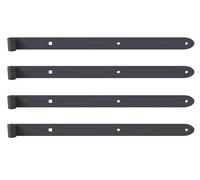 Alberts 839208 Shutter Hinge Ovado | electrogalvanised, Graphite Grey Plastic-Coated | roll Ø16 mm | Size 600 x 40 mm | Set of 4