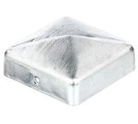 Post Cap for Wooden Posts Flat Shape 70 x 70 mm / 10 STK. Oberflaeche: feuerverzinkt