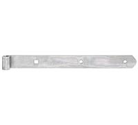 Alberts 845070 Shutter Hinge | in Different Designs | electrogalvanised, Thick-Layer-passivated | roll Ø10 mm | Size 300 x 30 mm | Set of 10