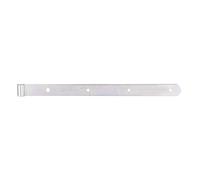 Alberts 845087 Shutter Hinge | in Different Designs | electrogalvanised, Thick-Layer-passivated | roll Ø10 mm | Size 400 x 30 mm | Set of 10