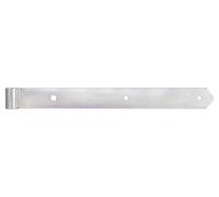 Alberts 845155 Shutter Hinge | in Different Designs | electrogalvanised, Thick-Layer-passivated | roll Ø13 mm | Size 400 x 40 mm | Set of 10