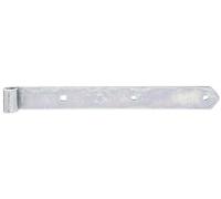 Alberts 845308 Shutter Hinge | in Different Designs | electrogalvanised, Thick-Layer-passivated | roll Ø16 mm | Size 400 x 45 mm | Set of 10
