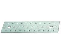 Alberts 847241 Perforated Plate | sendzimir galvanised | 240 x 60 mm | Set of 25