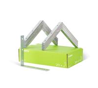 Alberts 847456 Chair Bracket | sendzimir galvanised | 150 x 150 x 25 mm | Set of 20