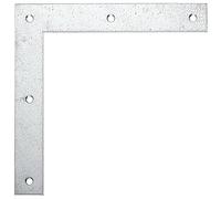Alberts 847678 Corner Bracket | sendzimir galvanised | 120 x 120 x 20 mm | Set of 120