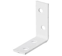 Alberts 848804 Chair Bracket | White Plastic-Coated | 40 x 40 x 15 mm | Set of 60