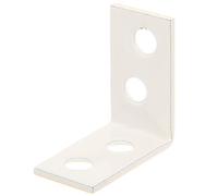Alberts 848828 Chair Bracket | White Plastic-Coated | 60 x 60 x 16 mm | Set of 50