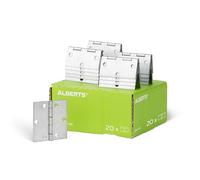 Alberts 850272 Hinge | Square | sendzimir galvanised | 60 x 60 mm | Set of 20