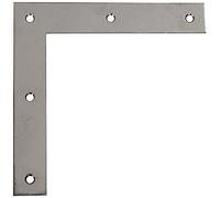 Alberts 851873 Corner Bracket | Stainless Steel | 120 x 120 x 20 mm | Set of 10