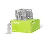 Alberts 851958 Hinge | Narrow | Stainless Steel | 64 x 34 mm | Set of 10