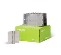 Alberts 852016 Hinge | Square | Stainless Steel | 60 x 60 mm | Set of 20