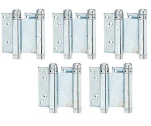 Alberts 852542 Swing Door Hinge | electrogalvanised Blue | Height 100 mm | Set of 5