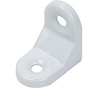 Alberts 854027 Decorative Bracket | Stamped | White | 30 x 30 x 20 mm | Set of 20