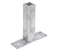 Alberts 855833 Handrail Support for Universal Post | hot-dip galvanised | Width 104 mm | Depth 30 mm | Set of 10