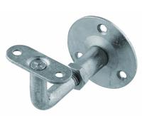 Alberts 861612 Handrail Support | for mounting on the wall, Support Adjustable | to Screw on | Support Straight | galvanised | Set of 10
