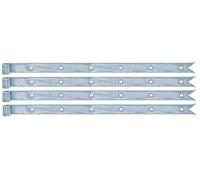Alberts 862565 Shutter Strap | in Different Versions | galvanised Blue | roll Ø16 mm | Size 1000 x 40 mm | Set of 4