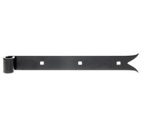Alberts 862756 Shutter Hinge | in Different Designs | Black | roll Ø14 mm | Size 300 x 35 mm | Set of 10