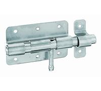 Alberts 863241 Bolt Bolt with Round Handle and Attached Loop Galvanised Blue Galvanised Plate 95 x 67 mm Bolt Diameter 15.5 mm Total Length 135 mm Set of 10