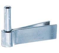 Alberts 863999 Hook for Walling in | F wall Hook | electrogalvanised Blue | Backset Ø14 mm | 92 x 30 mm | Set of 10