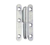 Alberts 865382 Paris Lift-Out Hinge | Left or Right | electrogalvanised | 80 x 40 mm | Set of 12