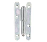 Alberts 865399 Paris Lift-Out Hinge | Left or Right | electrogalvanised Blue | 95 x 45 mm | Set of 12