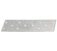 Alberts 866877 Perforated Plate | sendzimir galvanised | 155 x 40 mm | Set of 50