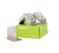 Alberts 869083 Angle Bracket | Stainless Steel | 70 x 70 x 55 mm | Set of 20