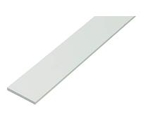 ALBERTS Flat Bar, PVC-U, White, 1000mm x 20mm x 2mm