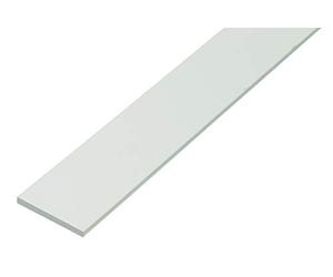 ALBERTS Flat Bar, PVC-U, White, 1000mm x 20mm x 2mm