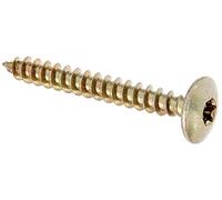 Alberts Maxi-Fix 338299 Wood Screw in Hanging Box Galvanised Yellow Galvanised Diameter 6 x 50 mm Set of 4