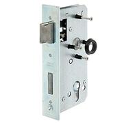 ALBERTS Pin Tumbler Lock, Silber, Modern, Indoor Doors and Cabinets, 55 mm Backset, Galvanised Steel, Weather Resistant