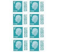 Albian Trading 1st Class Large Letter Stamps (8 Pack) - Barcoded Self Adhesive UK Large Letter Postage Stamps for Postage - (8 Total)