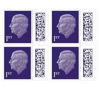 Albian Trading 1st Class Stamps (4 Stamps) - 1st Class Stamps - Barcoded Self Adhesive UK Letter Postage Stamps for Postage - (4 Total)