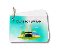 Albidaya Store Umrah Dua Cards Including Lanyard, Step by Step Guide Umrah Duas, Umrah Gift, Umrah Prayers and Supplications, Umrah Flash Cards (No Lanyard)