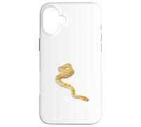 Albino Burmese Python Snake Case for iPhone 16 Plus