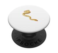 Albino Burmese Python Snake PopSockets Adhesive PopGrip