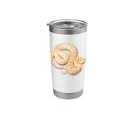 Albino Burmese Python Snake Stainless Steel Insulated Tumbler