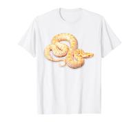 Albino Burmese Python Snake Value Graphic T-Shirt, Men, White, XL