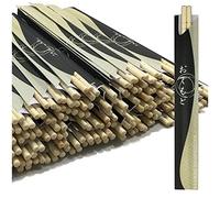 Albino Monkey 200 Round Separated Disposable Chopsticks | Best for Sushi | Bamboo Wooden Chinese Chop Sticks - Bamboo Chopstick Bulk - Disposable Utensils Premium Quality - (100 Pairs)