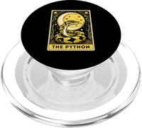 Albino Python Snake Tarot Card Reptile Lover Men Women Kids PopSockets PopGrip for MagSafe