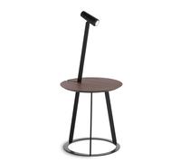 Albino Torcia Side Walnut / black Table Casamania Horm - RT430BX