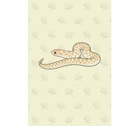 Albino Western Hognose Snake Notebook 6" x 9" - 120 College-Ruled Pages / 60 Sheets - The Perfect Gift For Any Snake Owner / Reptile Lover