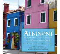 ALBINONI:12 CANTATAS FOR SOPRANO - 2 CD NEW ALBINONI,TOMMASO GIOVANNI