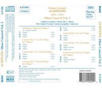 ALBINONI: OBOE CONCERTI, VOL. 2 NEW CD