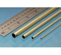 Albion Alloys Brass Tube Round 4.0mm OD x 3.1mm ID x 0.45 Wall - Pack of 3-BT4M