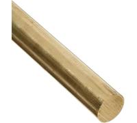 ALBION ALLOYS BW08 Brass Round - 9 Pieces 0.8 mm - Brass Tube